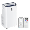 Muhub 12000 BTU Portable Air Conditioner, 4-in-1 with Cool/Heat/Dry/Fan Functions, Wi-Fi Smart AC Unit with App& Remote Control