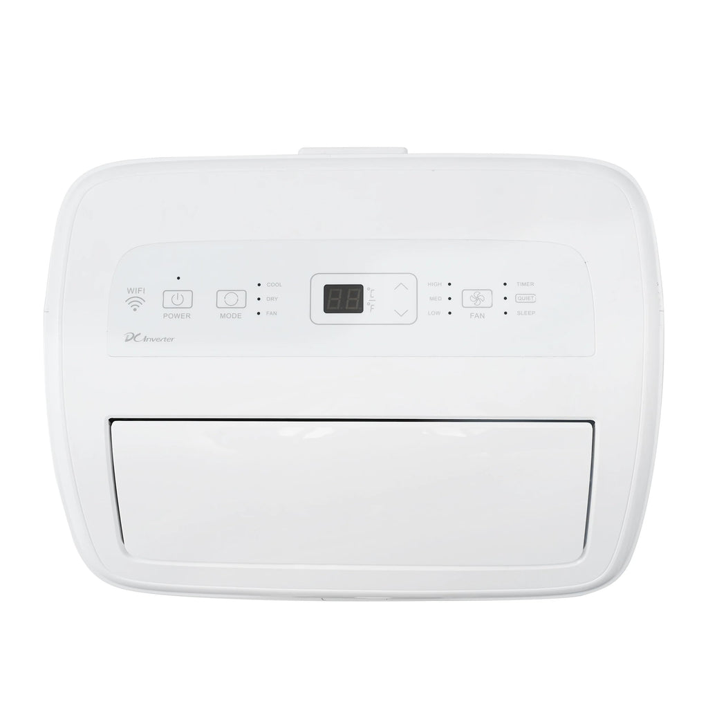 Hisense 8,000 BTU Portable Air Conditioner with Dual Hose & Inverter, 350 Sq Ft, Wi-Fi, ConnectLife App for Google and Alexa