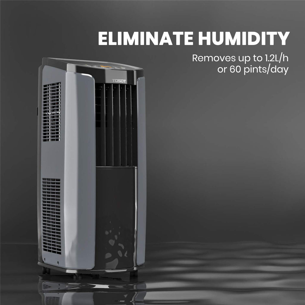 TOSOT 10,200BTU (6,200 BTU SACC) Portable Air Conditioner, Smart Wifi Control, AC Unit with Dehumidifier, Fan