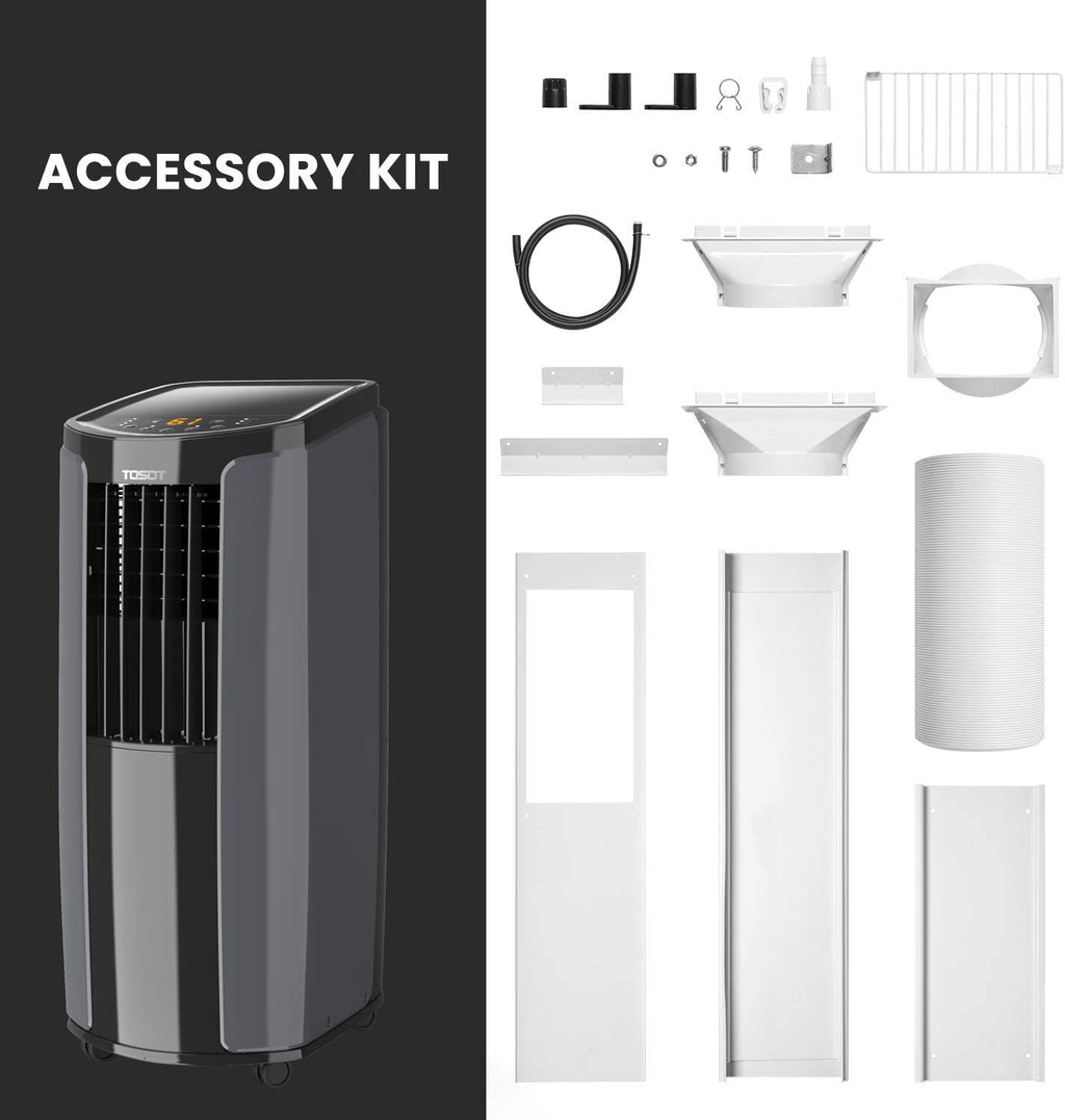 TOSOT 10,200BTU (6,200 BTU SACC) Portable Air Conditioner, Smart Wifi Control, AC Unit with Dehumidifier, Fan