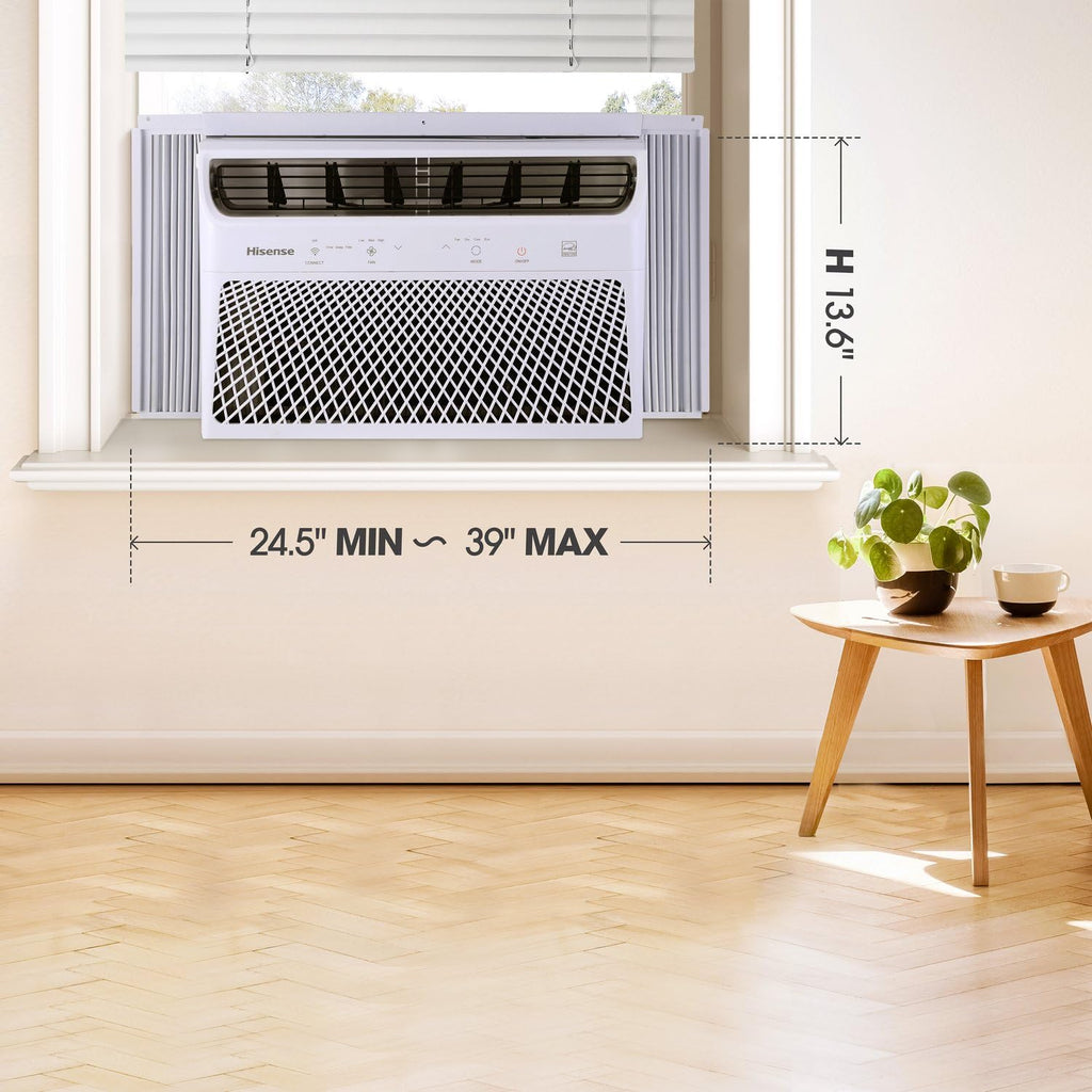 Hisense 5,000 BTU 115V Window Air Conditioner with Mechanical Rotary Controls, Window AC Unit for Apartment