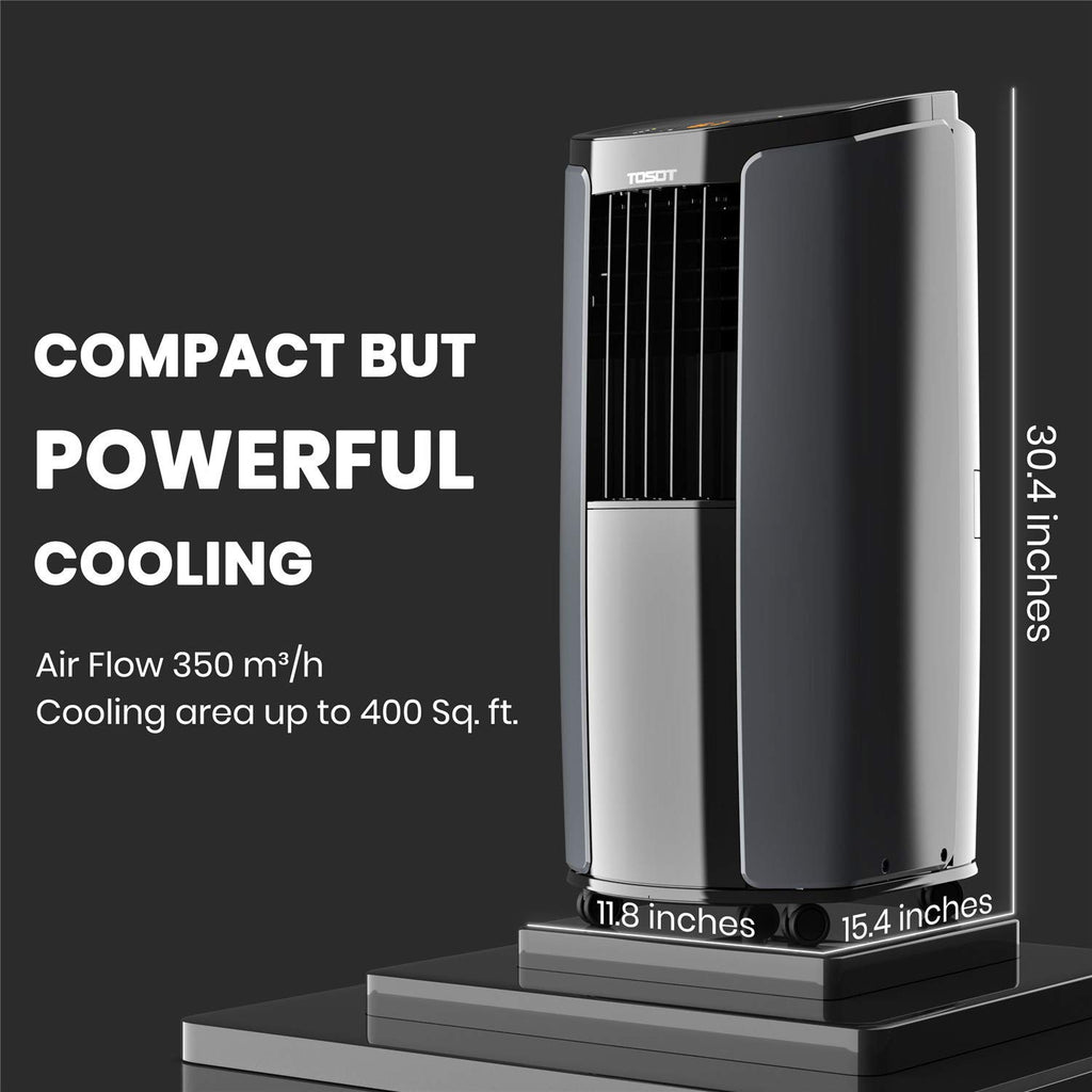 TOSOT 10,200BTU (6,200 BTU SACC) Portable Air Conditioner, Smart Wifi Control, AC Unit with Dehumidifier, Fan