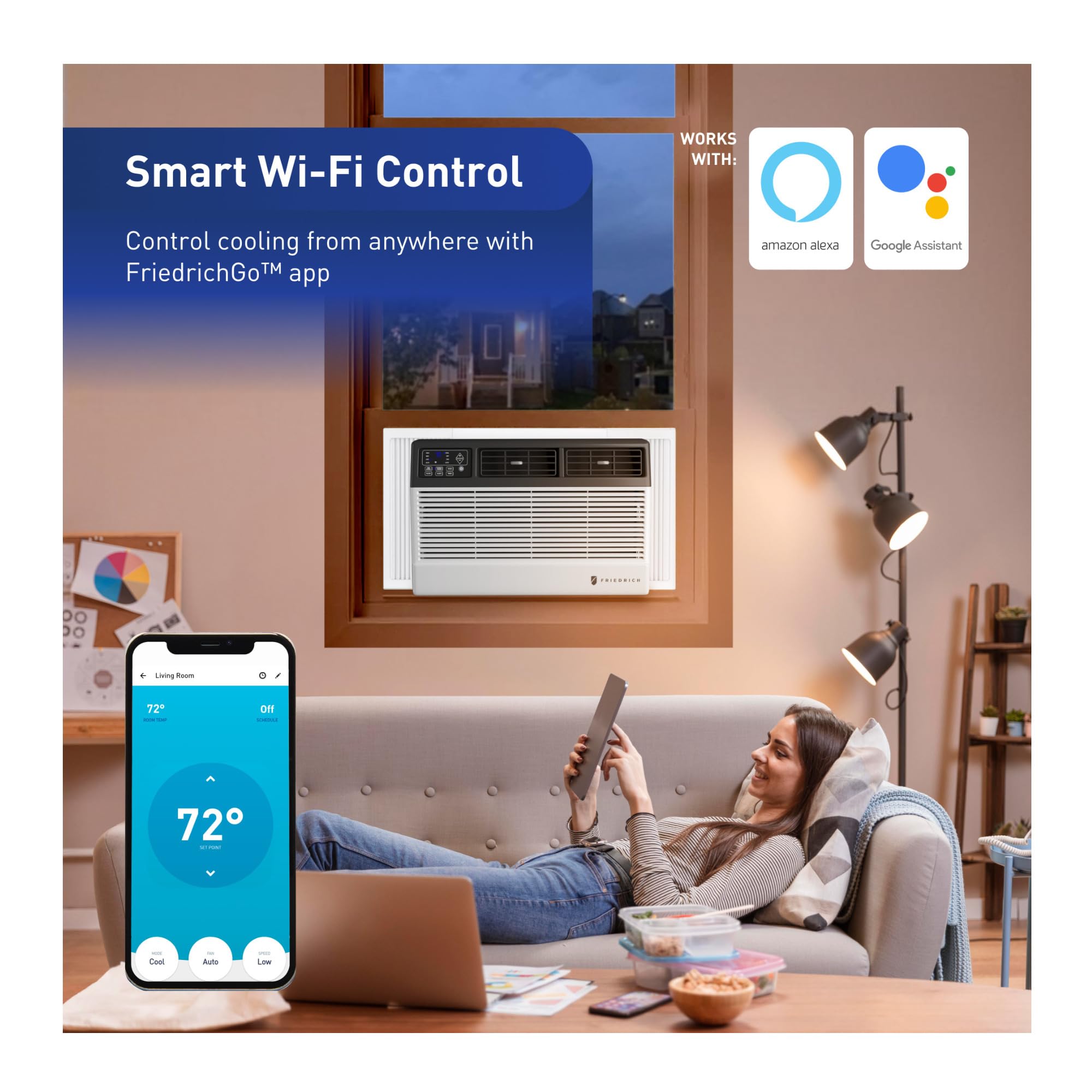 Friedrich Chill Premier 10,000 BTU 115v Cooling Only Window & Wall Unit