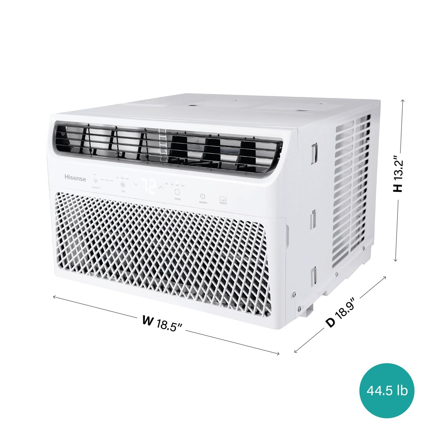 Hisense 5,000 BTU 115V Window Air Conditioner with Mechanical Rotary Controls, Window AC Unit for Apartment
