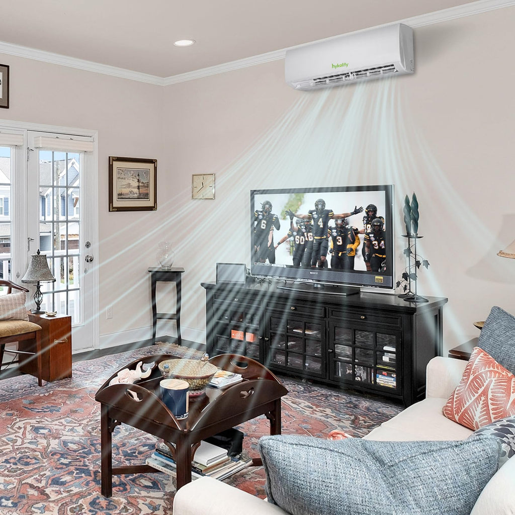 Wifi Enabled 18,000 BTU Mini Split Air Conditioner & Heater, 19 SEER2 230V Split AC Unit Ductless Inverter System